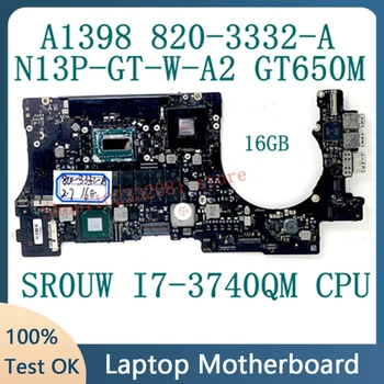 820-3332-2,7 Ghz 16GB APPLE Macbook Pro 15