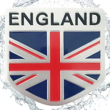 Apvienotā Karaliste Auto Emblēma Uzlīmes Anglijas Lielbritānijas Karoga Sakausējuma Emblēmas Nozīmīti Karaliene Elizabete II Piemiņas Karnevāla Puse