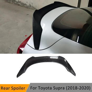 Nekustamā Oglekļa Šķiedras Auto Aizmugures Trunk Boot Lūpu Spoilers Ārējie Vāks Par Toyota Supra 2018 2019 2020 Aizmugures Spārna Spoileris Lūpa