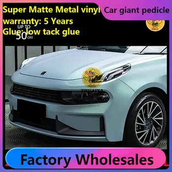 Super matte Phantom Blue Green Vinyl Wrap Auto Ietīšana, kas Aptver Folijas Gaisa Burbulis Bezmaksas Zems Tack Glue152*18M/Roll 5x59ft