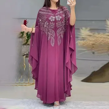 V Kakla Kleitas, Sieviešu Musulmaņu garām Piedurknēm Kleita Vintage Džemperis Abaya Lūgšanu Slīpums Kleita Sieviešu Džemperis Kleita bez Piedurknēm
