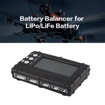3in1 Akumulatora Līdzsvarotāja LiPo/LiFe 2-6s Balansēšanas Discharger Sprieguma Mērītājs Testera LCD Ekrāns Reģistrā JST Savienotājs RC Modelis