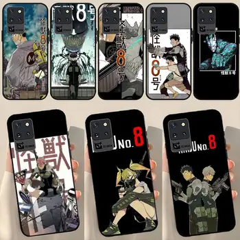Kaiju Nē 8 anime Telefonu Gadījumā Samsung A91 S10lite2020 A72 A73 A52 A53 A30 A12 melnais tālrunis lietā