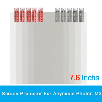 7.6 Collu 3D Printeri, Ekrāna Aizsargs, Lai Anycubic Fotonu M3 Aizsardzības Ekrāns Filmu LCD displeju Aizsardzības Plēves pret Skrāpējumiem