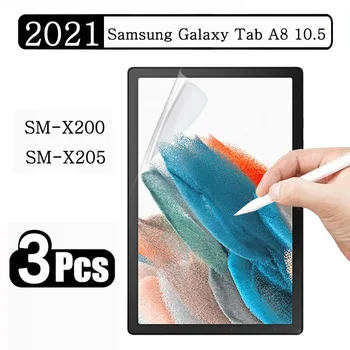 (3 Iepakojumi) Papīra, Piemēram, Filmu Par Samsung Galaxy Tab A8 10.5 2021 SM-X200 SM-X205 X200 X205 Planšetdatora Ekrāna Aizsargs Filmu