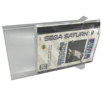 Caurspīdīgs Lodziņš Aizsargs SEGA Saturn/SS Taisnstūra Savākt Kastes TEP Uzglabāšanas Spēle Shell Skaidru Displeju Gadījumā