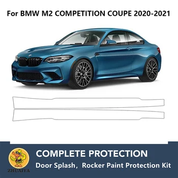 Sagrieztos Šūpuļzirgs Paneļi Krāsas Aizsardzību Skaidrs Krūšturis Aizsargu Komplekts TPU PPF Par BMW M2 KONKURENCES KUPEJA 2020-2021
