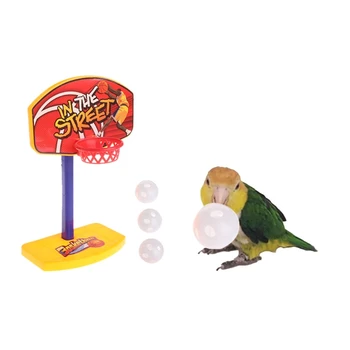 Papagailis Putnu Rotaļlietu Mini Desktop Basketbola Parakeet Izlūkošanas Mācību Spēle