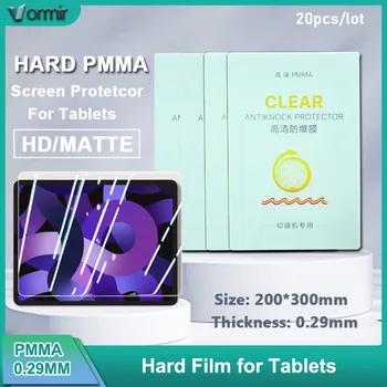 VORMIR 20pcs 200*300mm Cietās PMMA Screen Protector for Tablet Transaparent HD Filmu iPad 10.2 10.9 Ploteri Griešanas Mašīna Izmanto