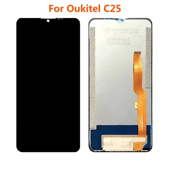 Par Oukitel C25, LCD Displejs, Touch Screen Sensoru Digitizer Montāžas Panelis Rezerves Daļas