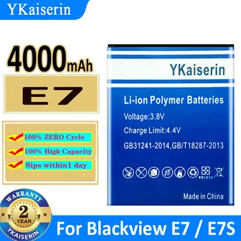 4000mah YKaiserin Akumulatoru Blackview E7/E7S Bateria