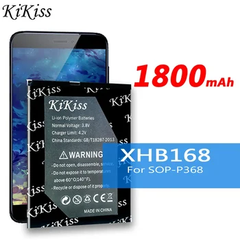 Augstas Ietilpības 1800mAh KiKiss Akumulatora XHB 168 Par SOP-P368 XHB168 Mobilo Telefonu Baterijas