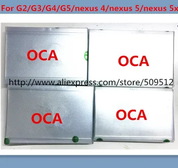 50gab /daudz ko Mit par formitsu OCA Par LG g2/g3/g4/g5/nexus 4/nexus 5/nexus 5X filmu remonta šķelto LCD touch screen oca