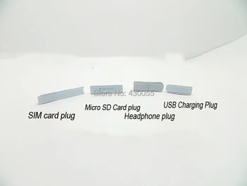 Balts Ymitn Uzlādes USB SIM micro SD austiņas bloka spraudni Ūdensizturīgs Korpuss segums, Sony Xperia Z L36H L36i C6603 C6602