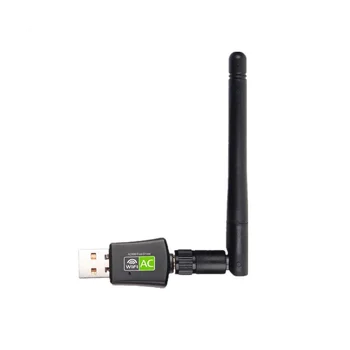 USB Wifi Adapteri 600Mbps Dual Band 2.4 G 5Ghz Antenu, USB, Lan Ethernet DATORA AC Wifi Uztvērējs Bezvadu Adapteri Tīkla Karte