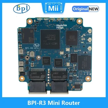 Banānu Pi BPI-R3 Mini Maršrutētāju Valdes MediaTek MT7986 ROKU A53 2G DDR 8G eMMC Atbalsta WiFi 6 un 2 x 2,5 GbE Ostas Open Source Maršrutētāju