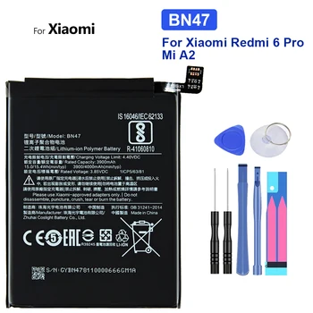 BN47 Par Xiao mi Nomaiņa Mobilā Tālruņa Akumulatoru Xiaomi Redmi 6 Pro 6Pro Redmi6 Pro / Mi A2 Lite Smartphon Baterijas