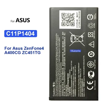 C11P1404 Taisnstūra Versija Rezerves Akumulatoru Asus ZenFone 4 ZenFone4 A400CG ZC451TG Akumulators 1600mAh