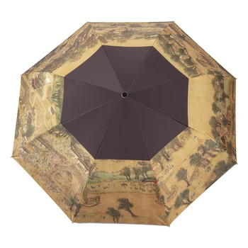 Ķīnas automātiskais lietussargs, lietus un spīd divi mērķi, UV izturīgs, liela un nišu jumta, zēni un meitenes