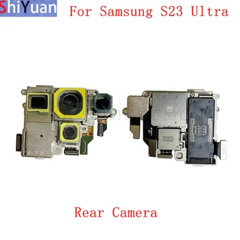 Atpakaļ Aizmugurē, Priekšējā Kamera Flex Kabelis Samsung S23 Ultra S918 Galvenais Big Mazās Kameras Modulis Rezerves Daļas, Remonts