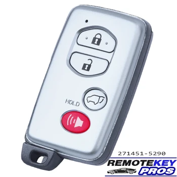 DIYKEY 271451-5290 HYQ14ACX Smart Remote Key Card Keyless Go Fob 314.3 MHz / 433MHz Toyota 4Runner Prius C V Venza 2009-2019