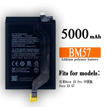 BN57 5000mAh Tālruņa Akumulatora Xiaomi Pocophone X3 Poco Pro X3 Jaunas Rezerves Baterijas