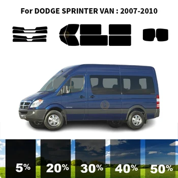 Sagrieztos nanoceramics auto UV Window Tint Komplekts Automobiļu Logu Plēves, Par DODGE SPRINTER VAN 2007-2010