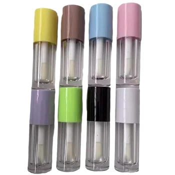 6ML Plastmasas Uzpildāmas Pudeles Šķidro Lūpu krāsu Konteineru Lipgloss Parauga Tukši Kosmētikas Caurule