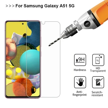 Stikla Samsung Galaxy A51 5G Ekrāna Aizsargs, Rūdīts Stikls Protector For Samsung Galaxy A51 5G SM-A516N Aizsardzības Stiklu