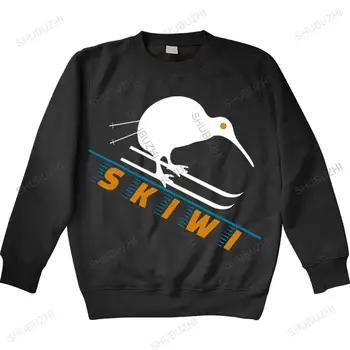 Kivi Nz New Zealand Tumši Skiwi Dāvanu hoody Modelis O Kakla sporta krekls Kokvilnas Parastās Smieklīgi Gadījuma Raksturs pavasara Stils Gif pelēkā vārna