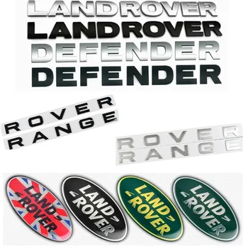 Auto Piederumi Land Rover Aurora EVQ Range Rover Evoque LR2 3 SVR Velārs Alumīnija Sakausējuma Vēja Priekšējās Restes Bagāžnieka Žetons Uzlīme