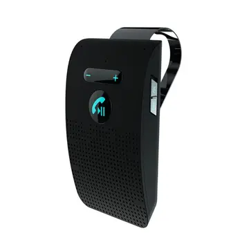 Portatīvie Auto saulessarga Bluetooth saderīgu brīvroku Zvanu ReceiverSpeakerp